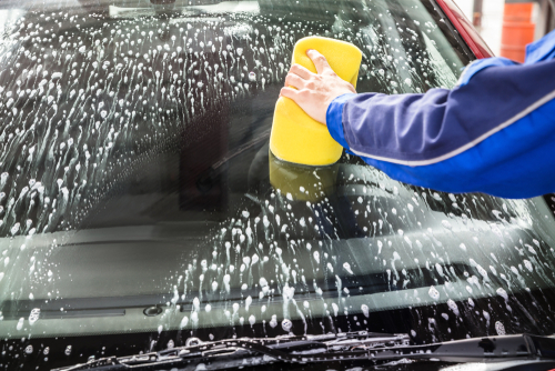 soap leaking windscreen